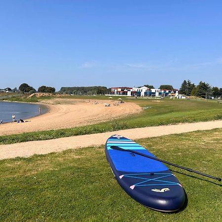 Luxe Chalet Direct Aan Het Water Met Strand Lith Eksteriør billede